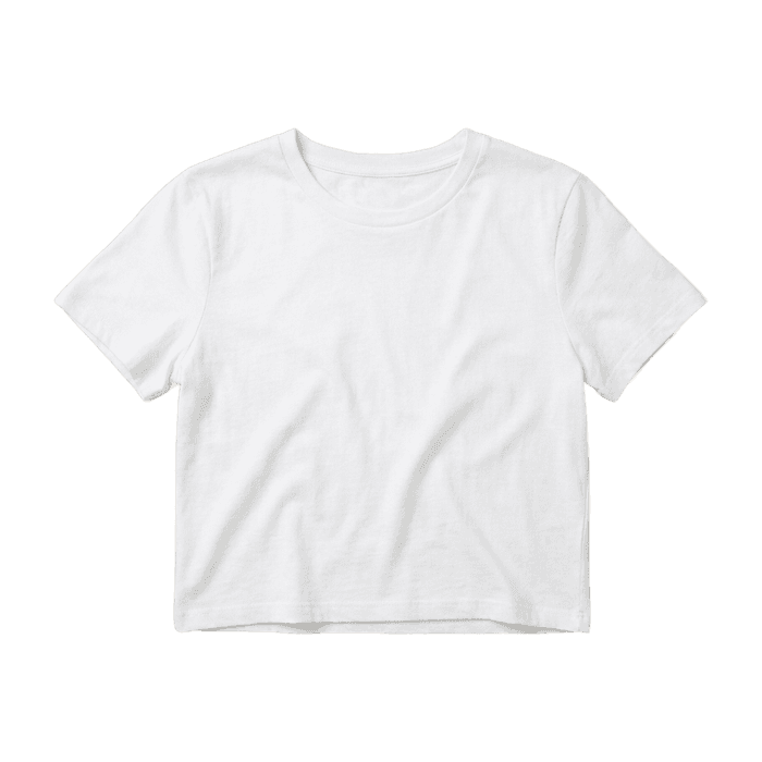 White crop tee — ASOS